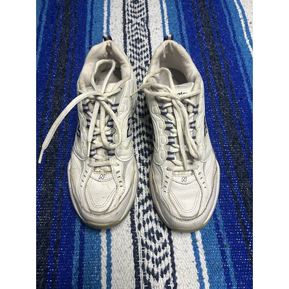 New Balance Womens 407 Sz 9.5 White Trainers Running Shoes Tennis Athletic - Picture 3 of 10